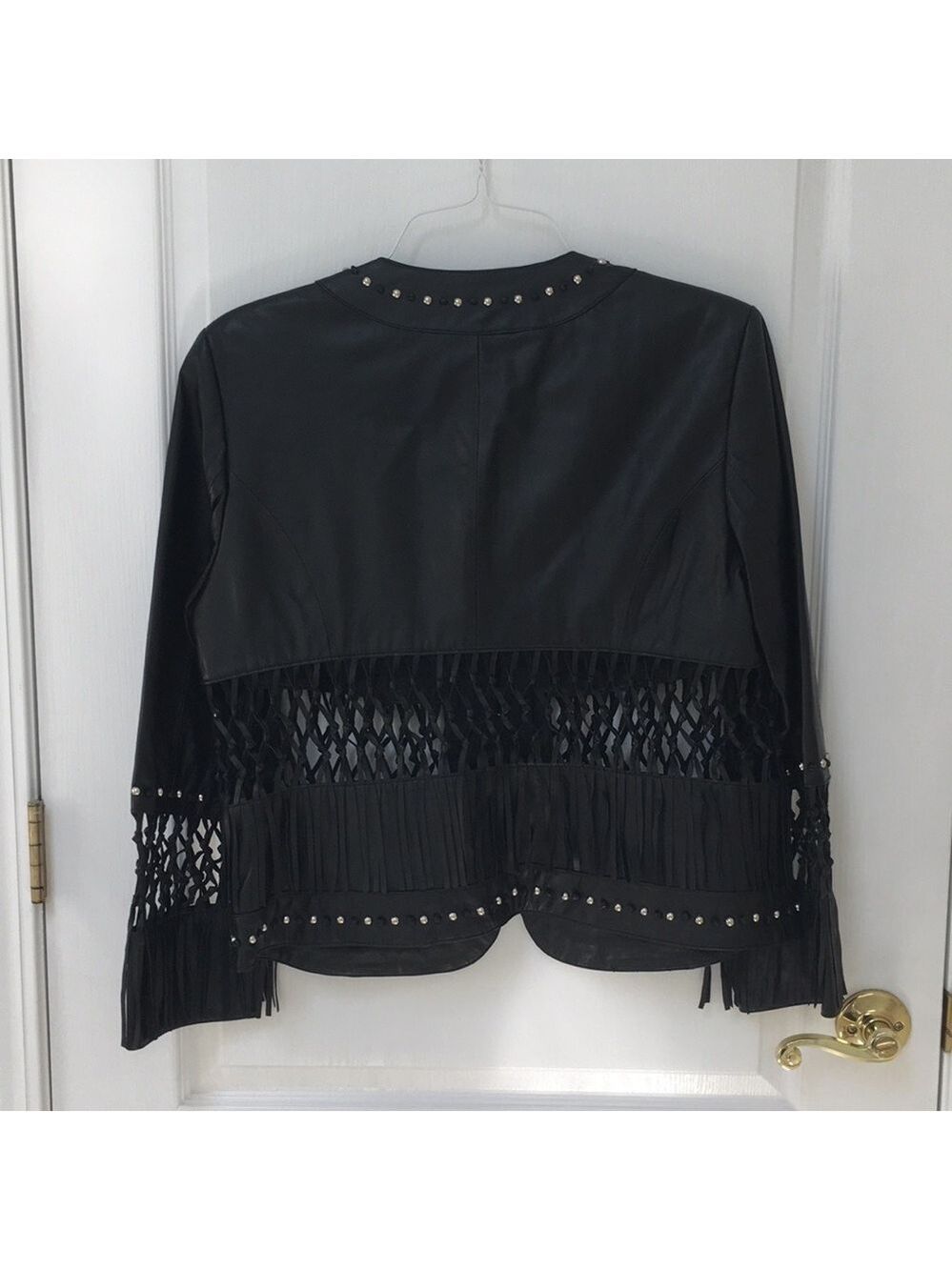 𝅺Pamela McCoy leather jacket - Picture 2 of 8